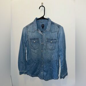 GAP Blue Denim Shirt